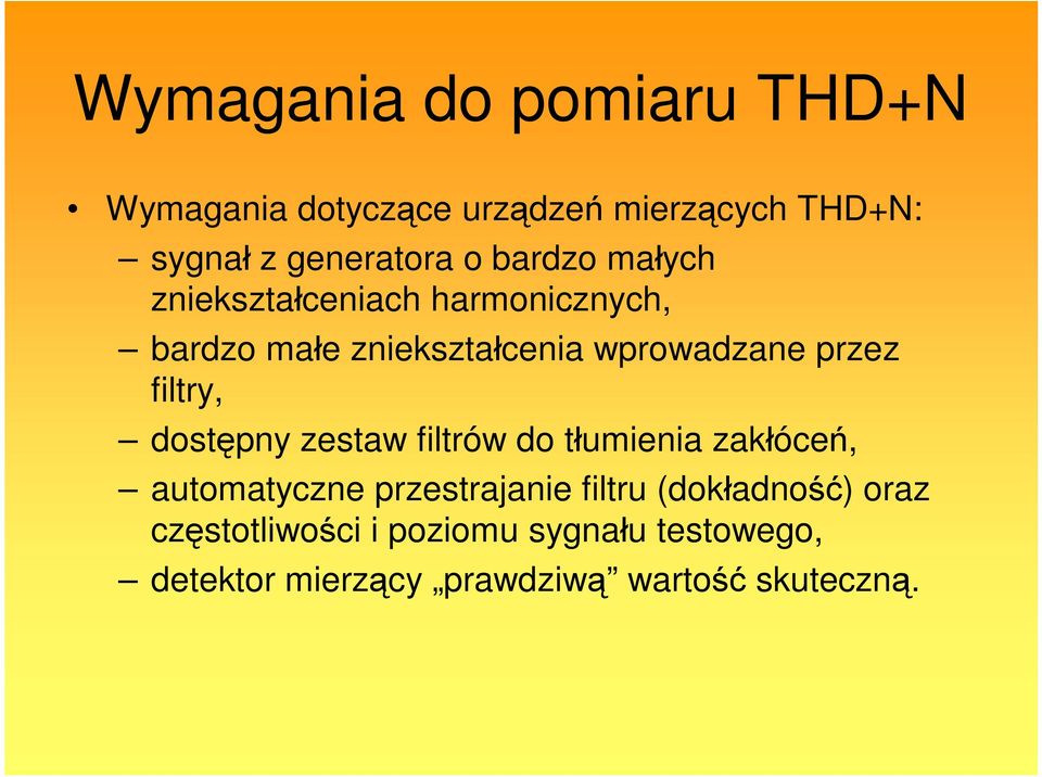 filtry, dostępny zestaw filtrów do tłumienia zakłóceń, automatyczne przestrajanie filtru