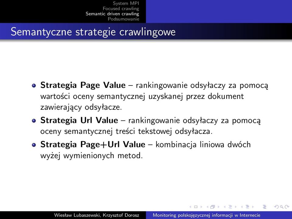 Strategia Url Value rankingowanie odsyłaczy za pomocą oceny semantycznej treści