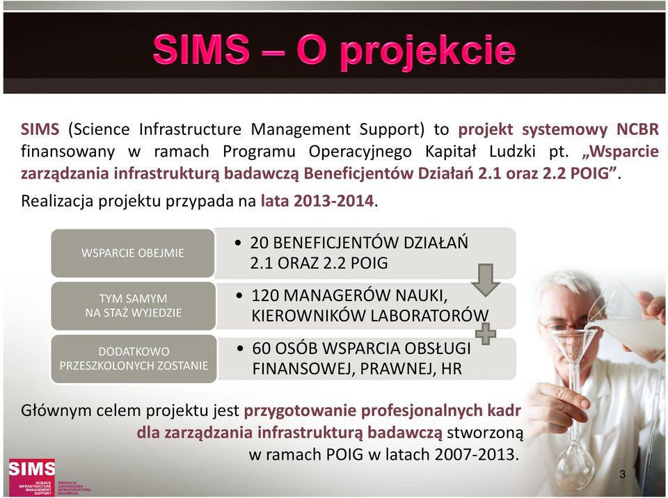 WSPARCIE OBEJMIE TYM SAMYM NA STAŻ WYJEDZIE DODATKOWO PRZESZKOLONYCH ZOSTANIE 20 BENEFICJENTÓW DZIAŁAŃ 2.1 ORAZ 2.