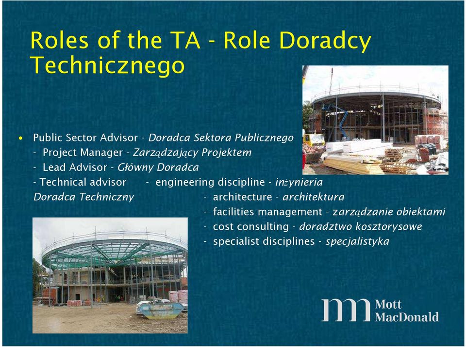engineering discipline - inŝynieria Doradca Techniczny - architecture - architektura - facilities