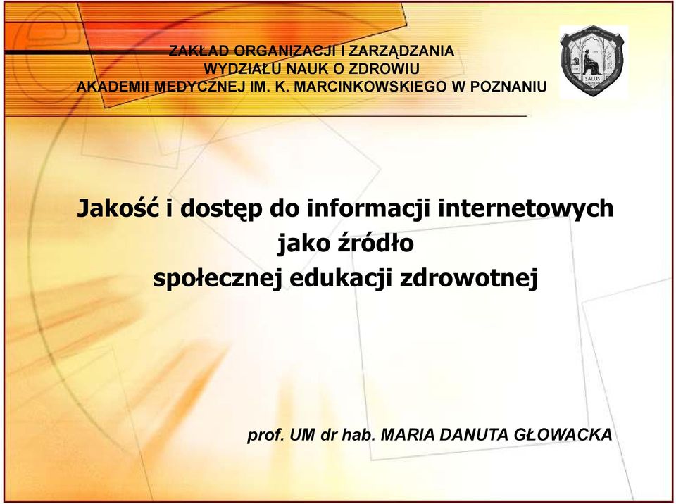 społecznej edukacji zdrowotnej