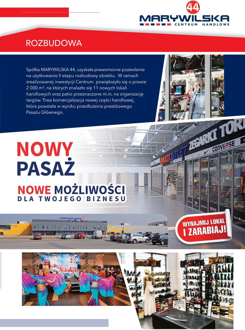 przeznaczone m.in. na organizację targów.