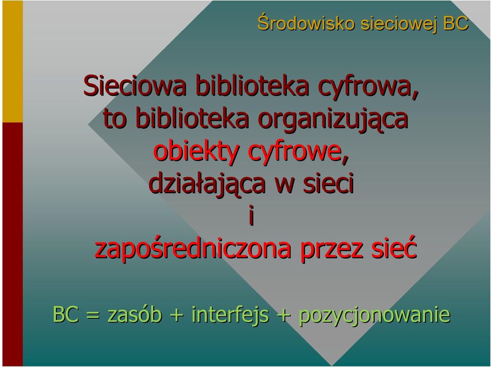 cyfrowe, działaj ająca w sieci i