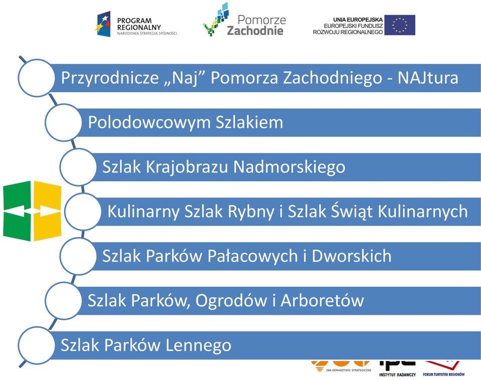 Rybny i Szlak Świąt Kulinarnych Szlak Parków Pałacowych i