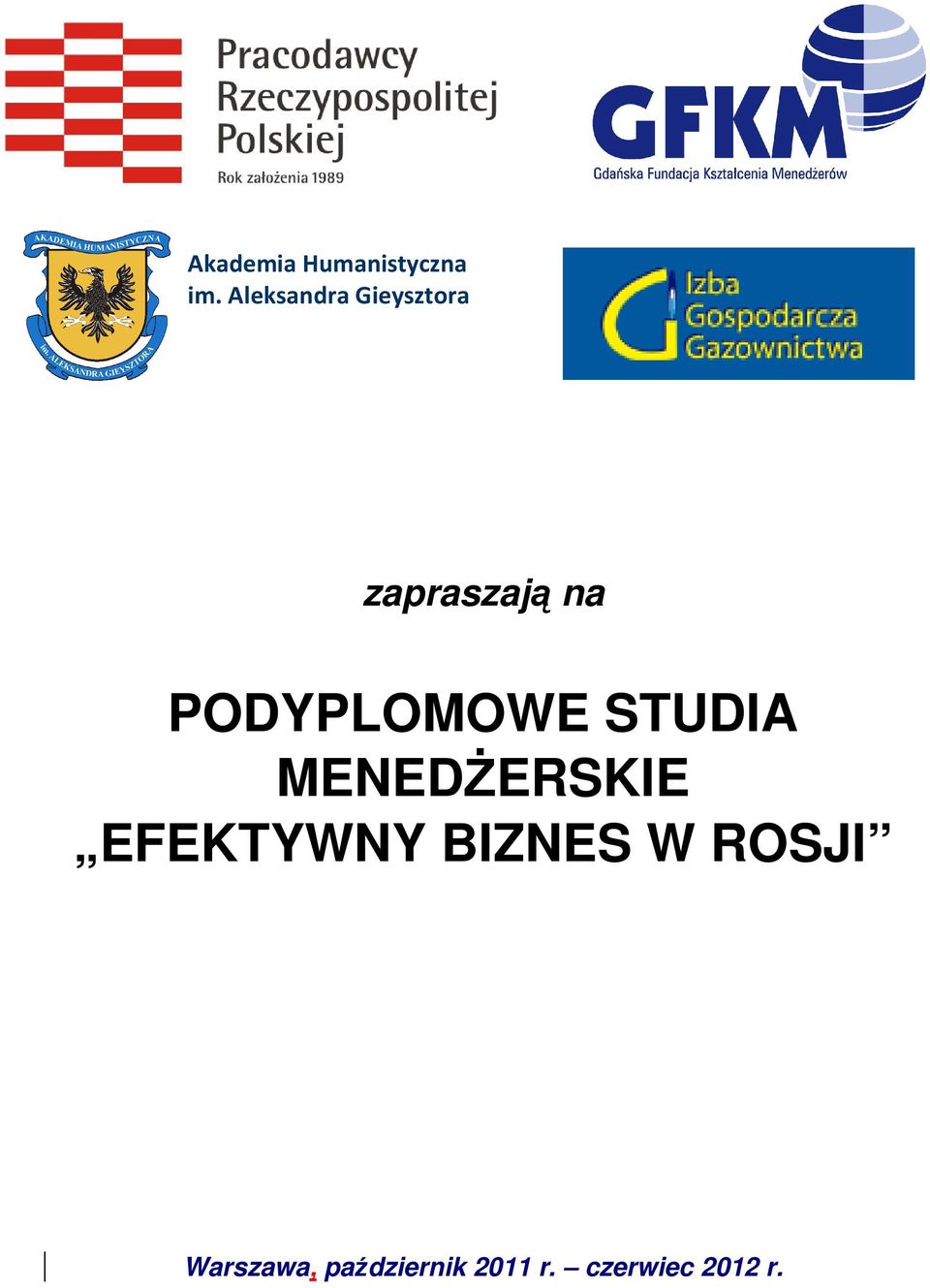 PODYPLOMOWE STUDIA MENEDŻERSKIE EFEKTYWNY