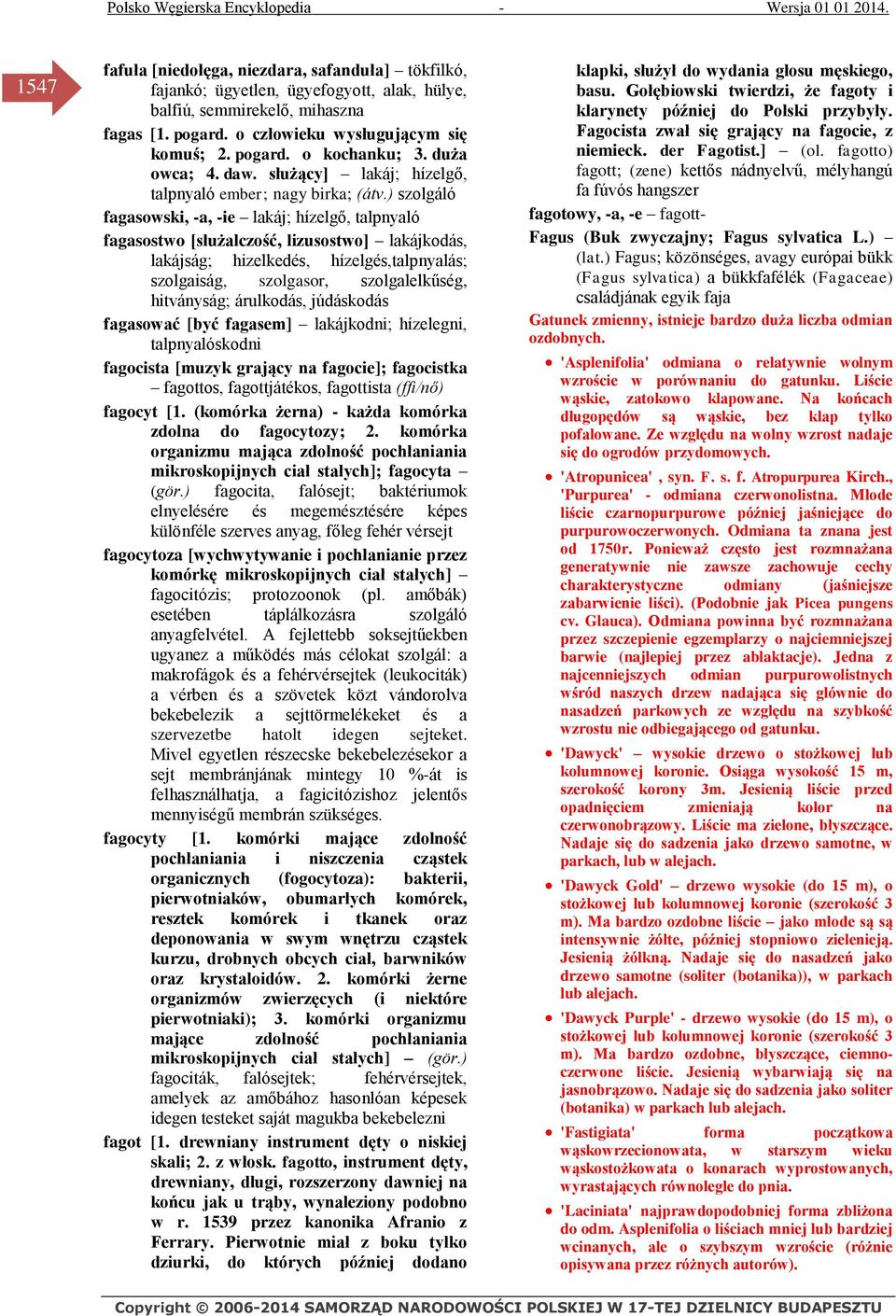 ) szolgáló fagasowski, -a, -ie lakáj; hízelgő, talpnyaló fagasostwo [służalczość, lizusostwo] lakájkodás, lakájság; hizelkedés, hízelgés,talpnyalás; szolgaiság, szolgasor, szolgalelkűség, hitványság;