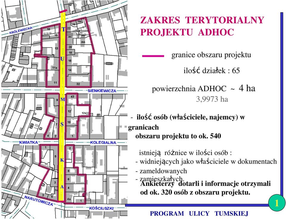 540 istnieją różnice w ilości osób : - widniejących jako właściciele w dokumentach - zameldowanych -