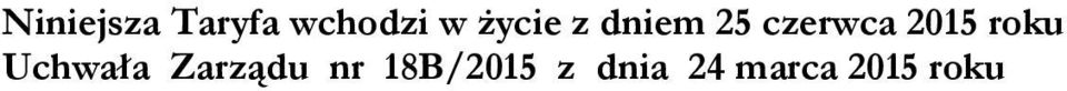 2015 roku Uchwała Zarządu nr