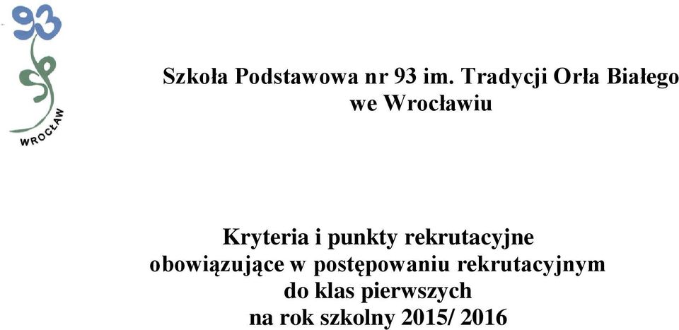 i punkty rekrutacyjne obowiązujące w