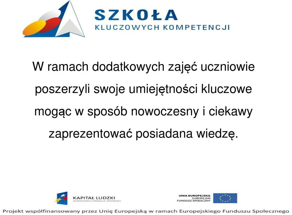 umiejętności kluczowe mogąc w