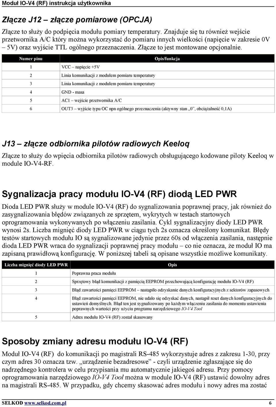 Złącze to jest montowane opcjonalnie.