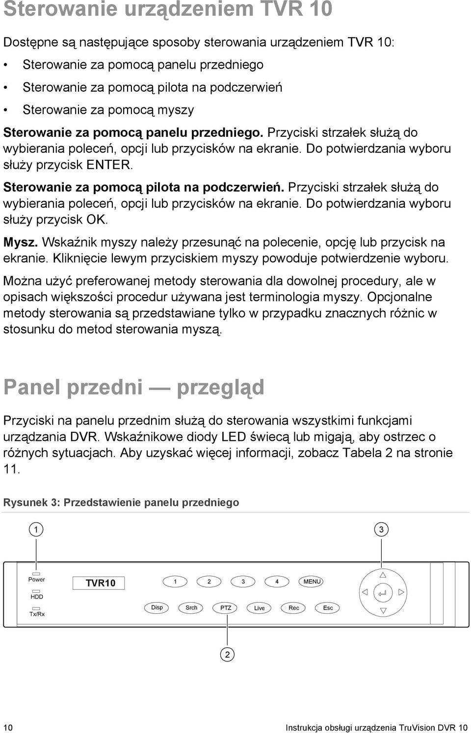 Sterowanie za pomocą pilota na podczerwień. Przyciski strzałek służą do wybierania poleceń, opcji lub przycisków na ekranie. Do potwierdzania wyboru służy przycisk OK. Mysz.