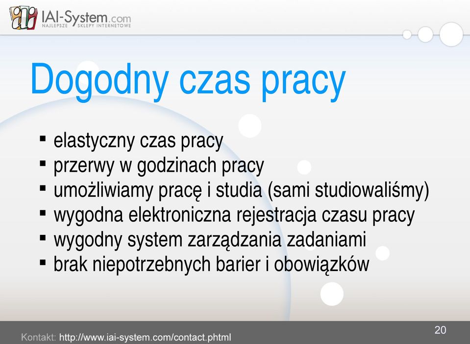 wygodna elektroniczna rejestracja czasu pracy wygodny system