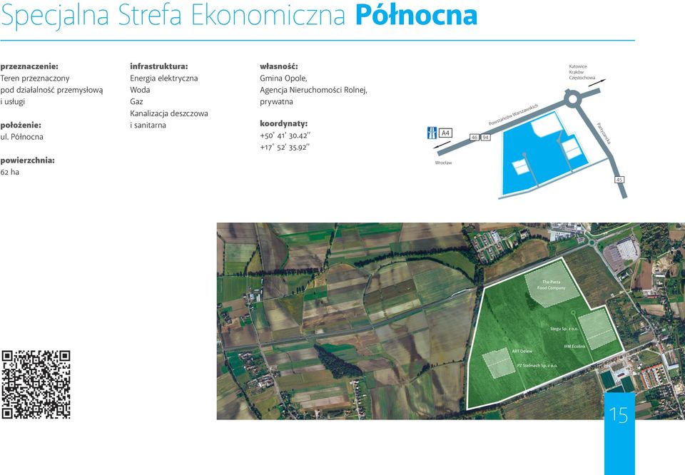 Północna 62 ha Gmina Opole, Agencja Nieruchomości Rolnej, prywatna