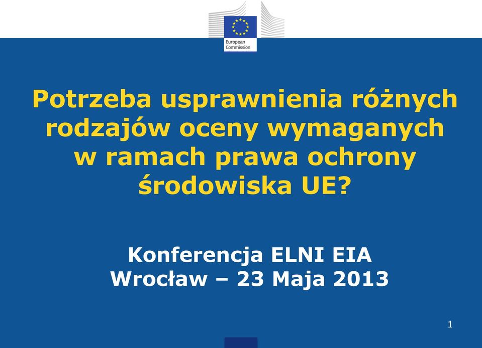 prawa ochrony środowiska UE?