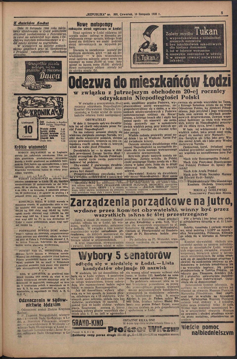 politechnicznego w Ł:- dzi należy uważać za pogrzebana, W wynajętych na instytut politechniczny gmachach przy ul.