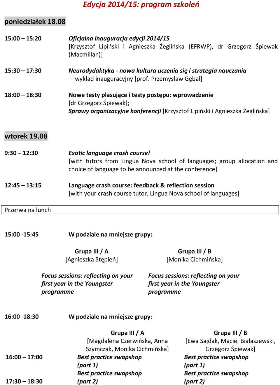 strategia nauczania wykład inauguracyjny [prof.