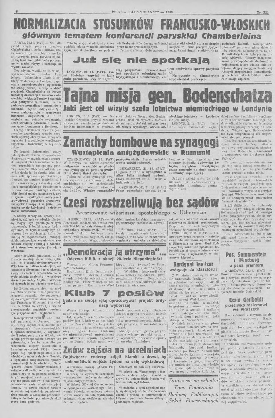 premiera pl-działu miejsc w radzie administra przez kanał przejeżdżających. miejscu l'\' liczbie przf'jeżd7,.ających "Journal" l)rzyta{)za. glosy dzienni. CbamlJf'rlama.. lorda ~aifa.xa.