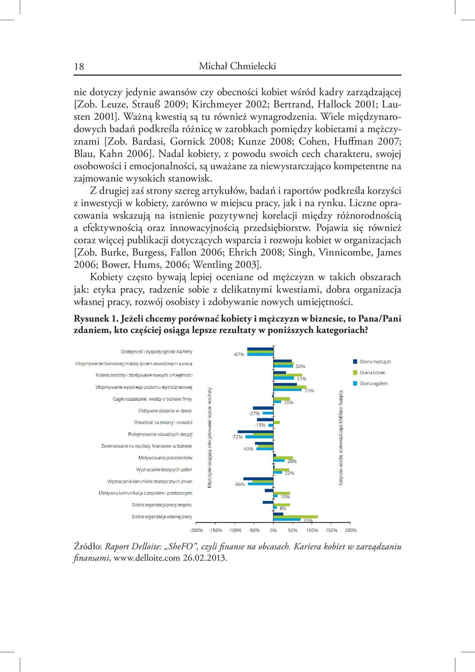 Bardasi, Gornick 2008; Kunze 2008; Cohen, Huffman 2007; Blau, Kahn 2006].