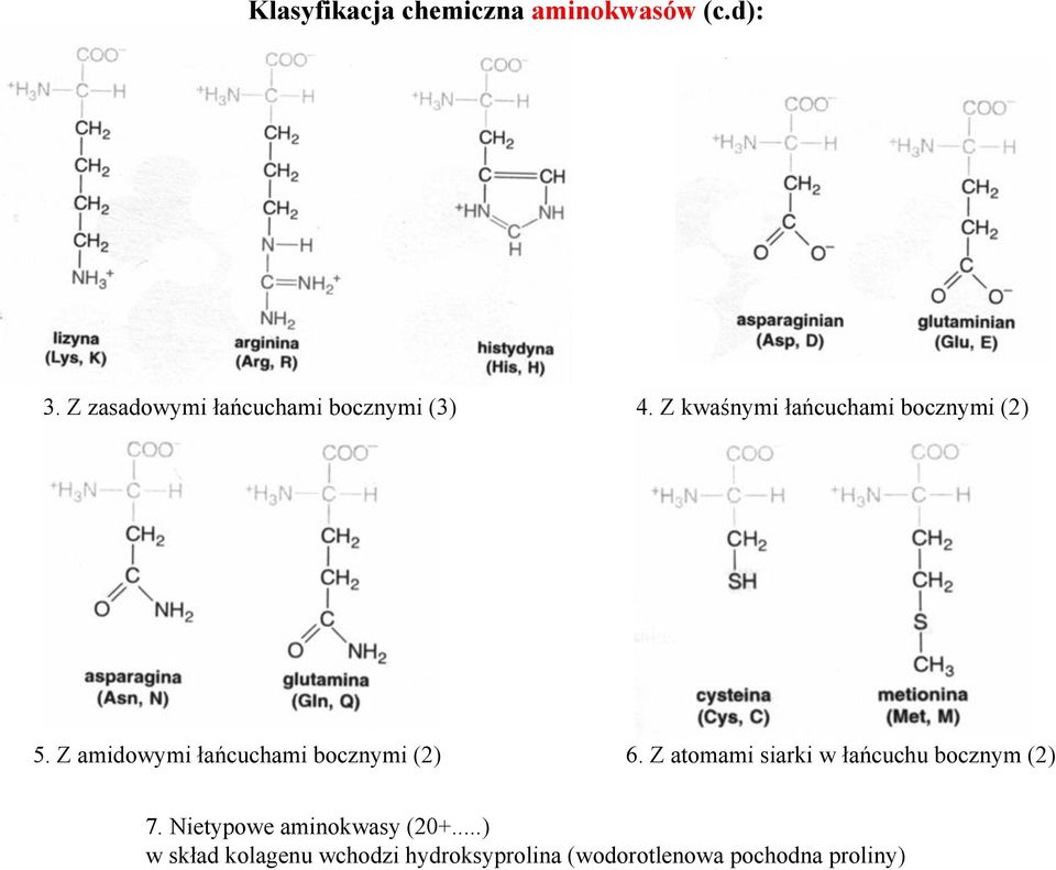 Z amidowymi #a)cuchami bocznymi (2) 6.