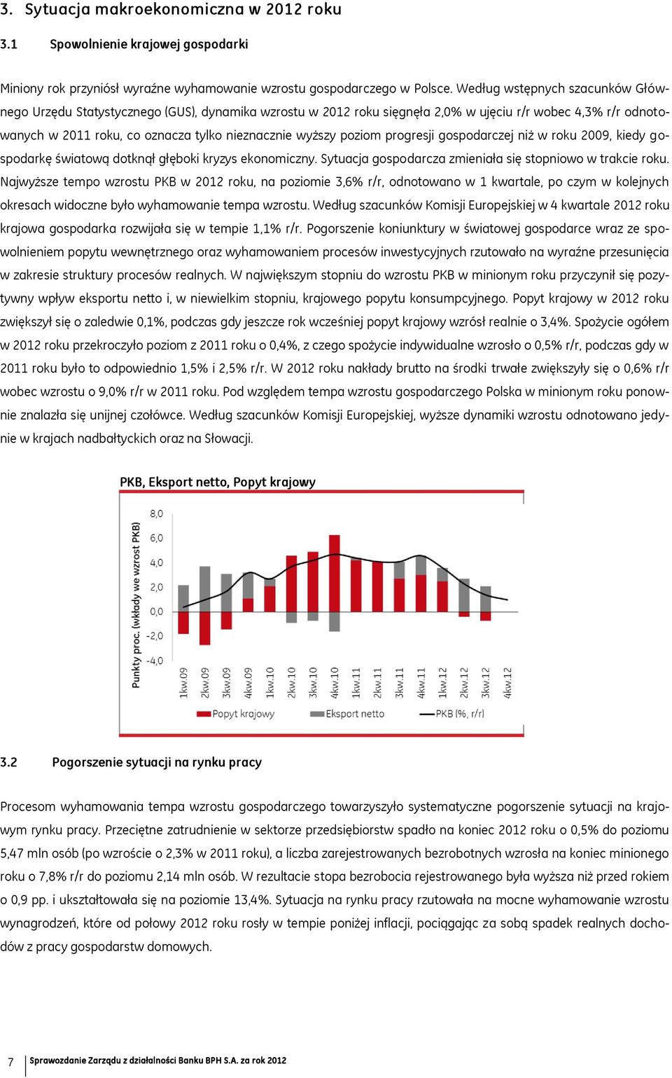 poziom progresji gospodarczej niż w roku 2009, kiedy gospodarkę światową dotknął głęboki kryzys ekonomiczny. Sytuacja gospodarcza zmieniała się stopniowo w trakcie roku.