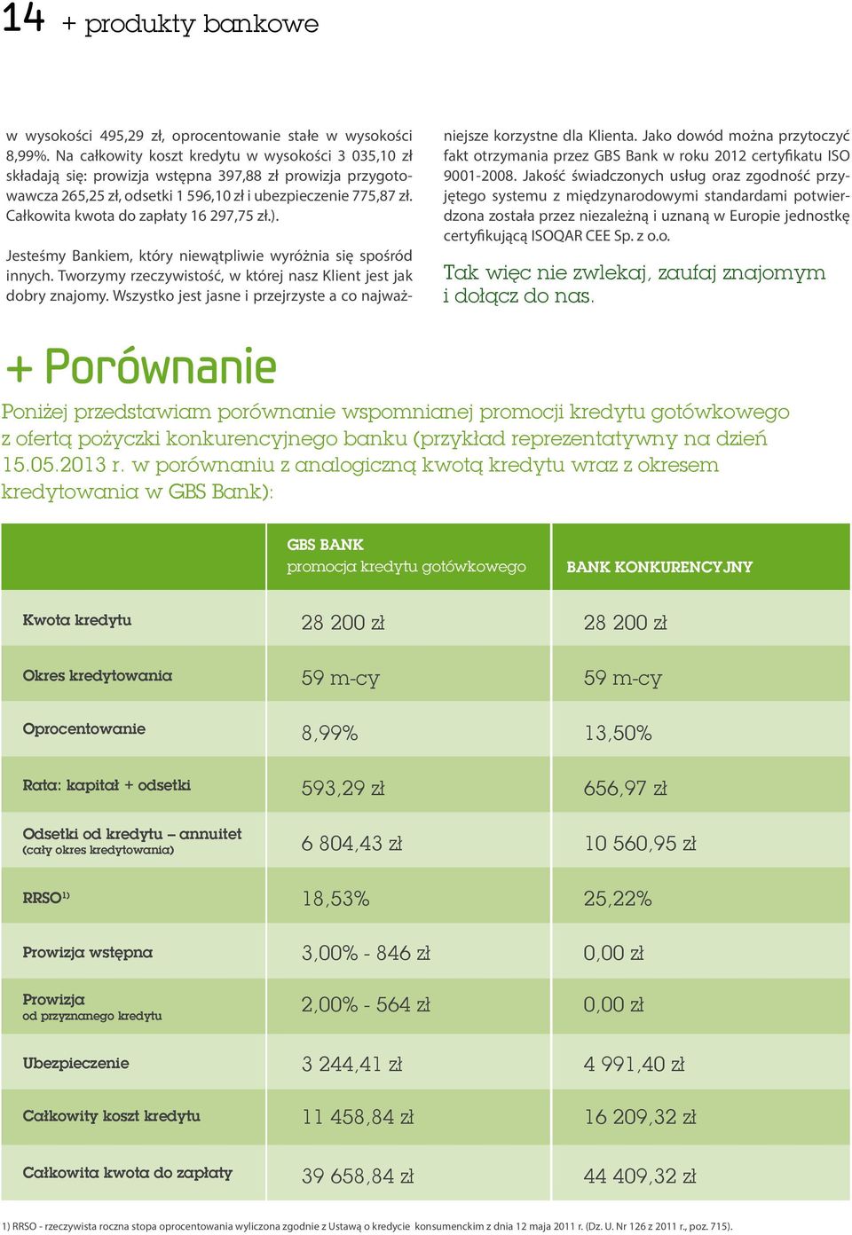 Całkowita kwota do zapłaty 16 297,75 zł.). Jesteśmy Bankiem, który niewątpliwie wyróżnia się spośród innych. Tworzymy rzeczywistość, w której nasz Klient jest jak dobry znajomy.