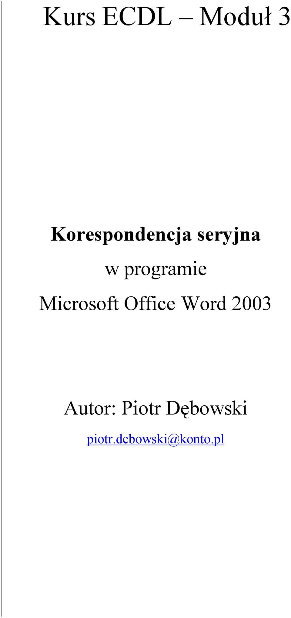 programie Microsoft Office Word