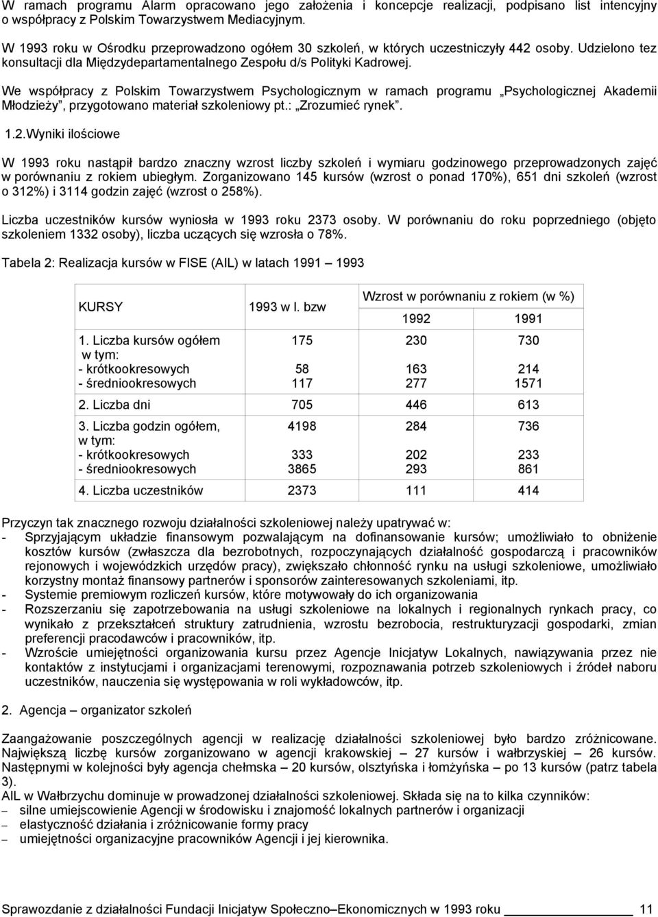 We współpracy z Polskim Towarzystwem Psychologicznym w ramach programu Psychologicznej Akademii Młodzieży, przygotowano materiał szkoleniowy pt.: Zrozumieć rynek. 1.2.