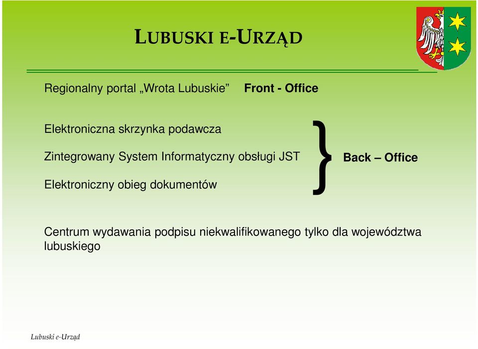 Informatyczny obsługi JST Elektroniczny obieg dokumentów }Back