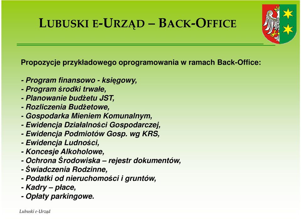 Działalności Gospodarczej, - Ewidencja Podmiotów Gosp.