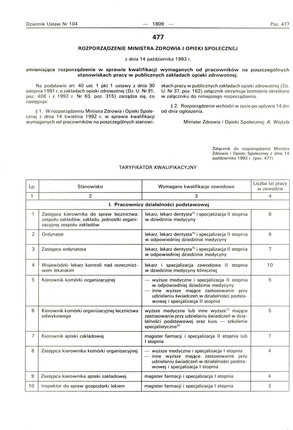 1 pkt 1 ustawy z dnia 0 sierpnia 11 r. o zakładach opieki zdrowotnej (Dz. U. Nr 1, poz. 0 i z 12 r. Nr, poz. 1) zarządza się, co n astępuj e: * 1.