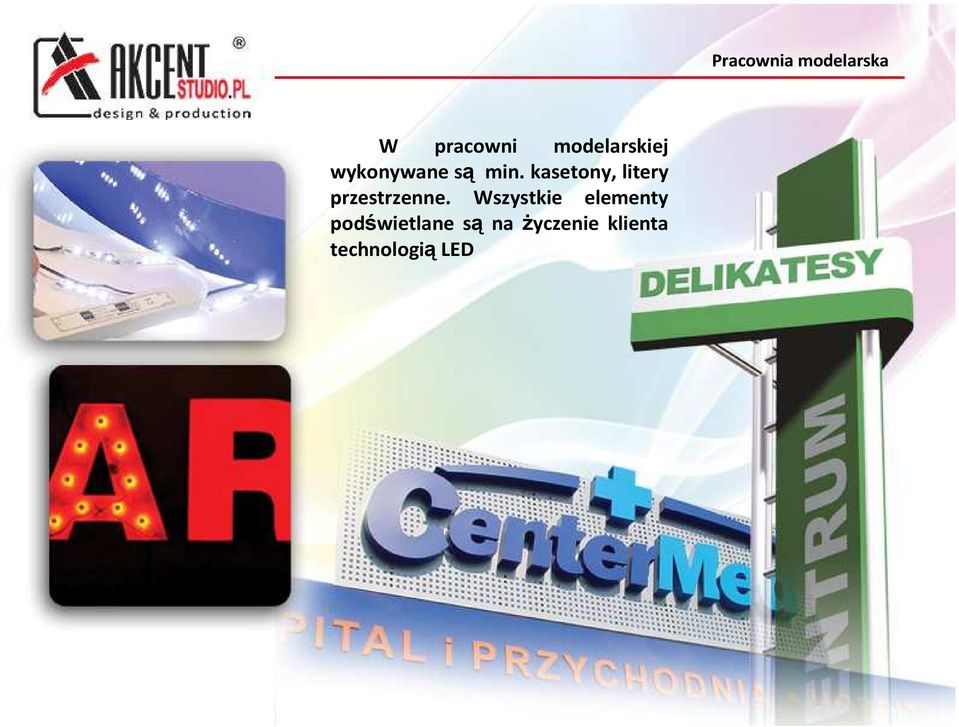 Wszystkie elementy podświetlane są na