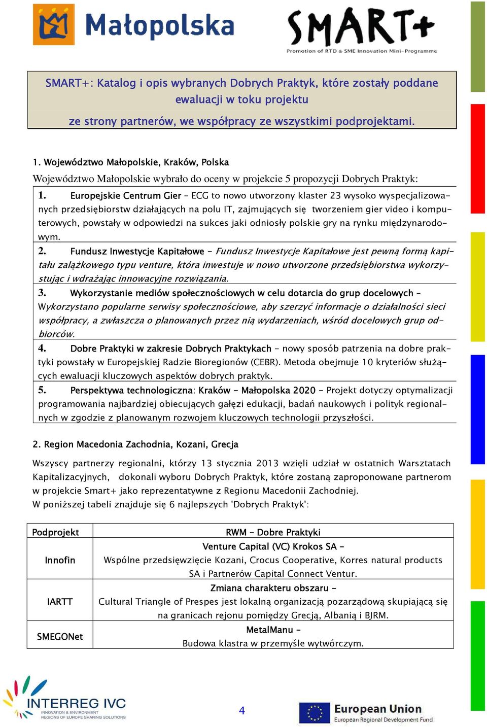 Europejskie Centrum Gier ECG to nowo utworzony klaster 23 wysoko wyspecjalizowanych przedsiębiorstw działających na polu IT, zajmujących się tworzeniem gier video i komputerowych, powstały w