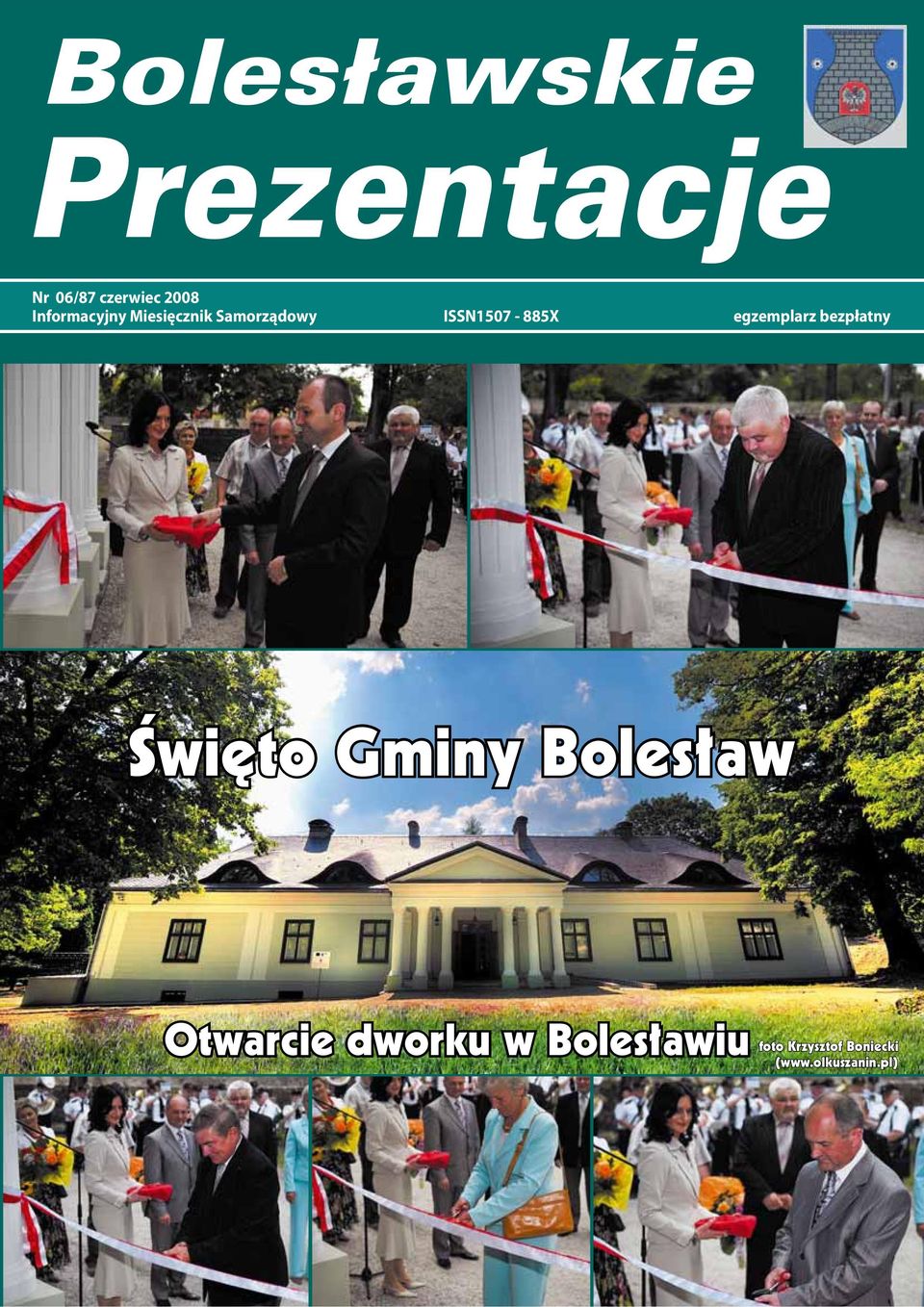 egzemplarz bezpłatny Święto Gminy Bolesław Otwarcie