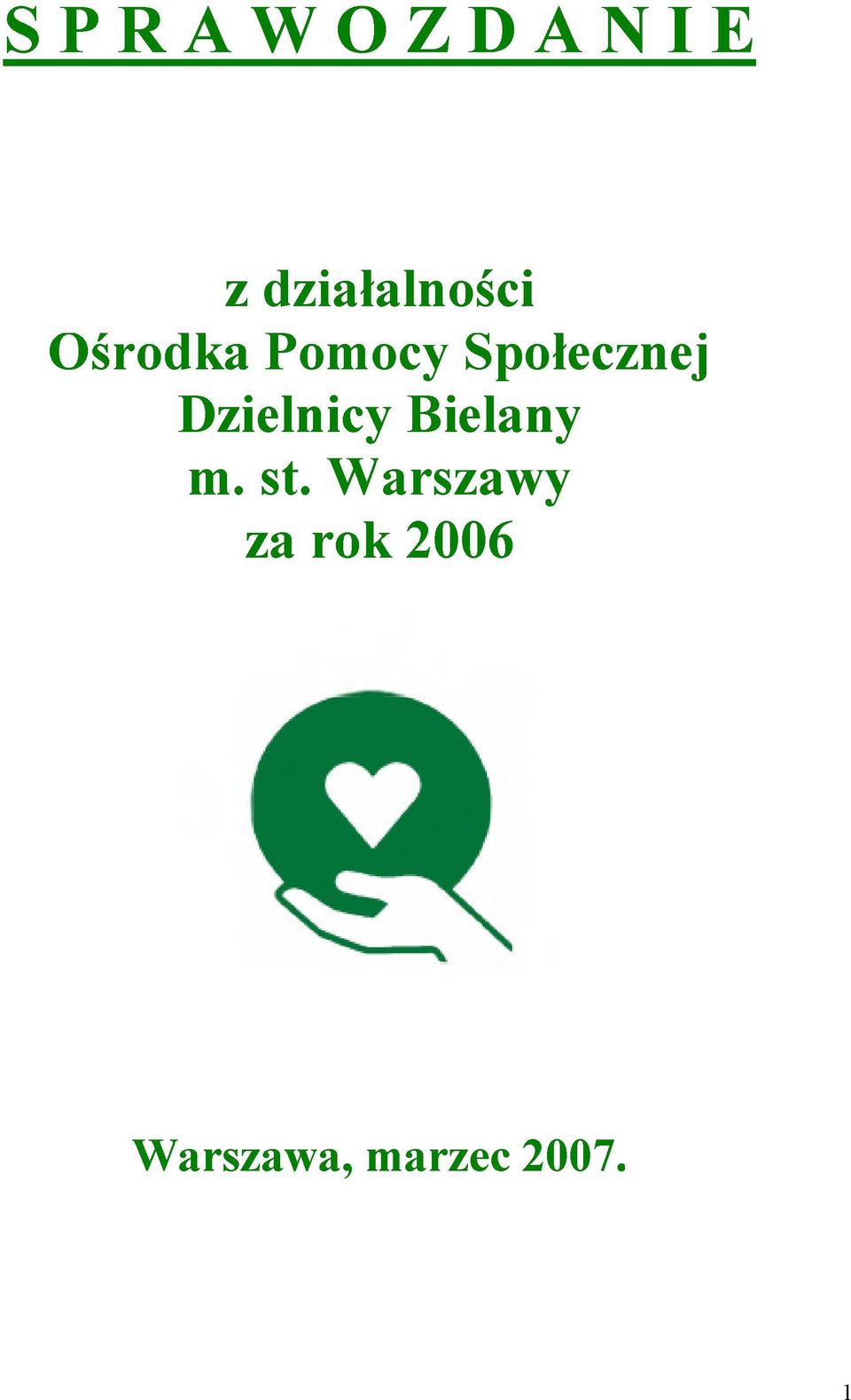 Społecznej Dzielnicy Bielany m.