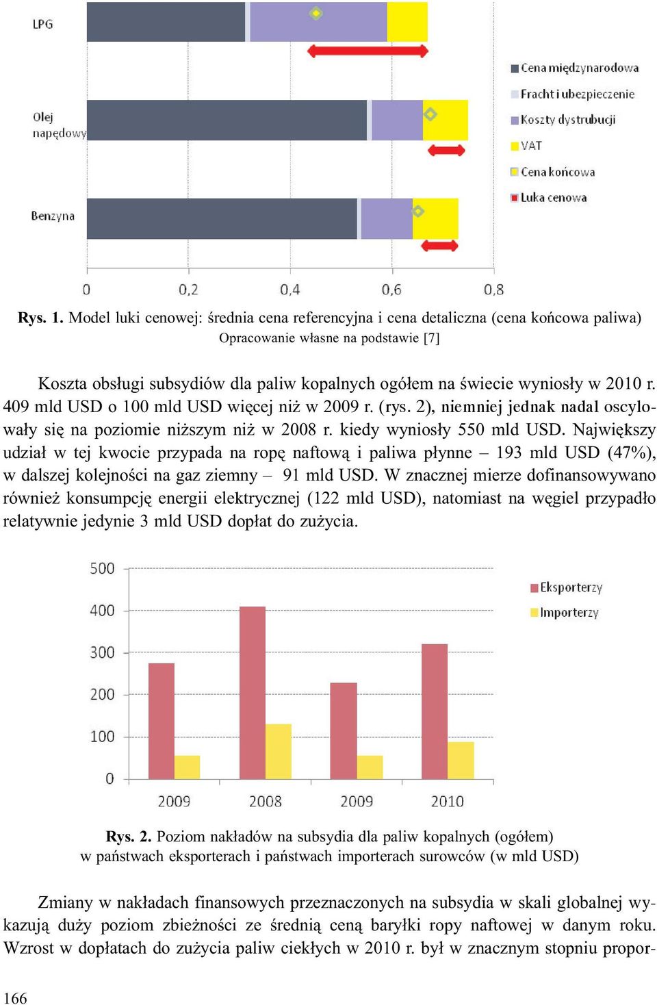 2010 r. 409 mld USD o 100 mld USD wiêcej ni w 2009 r. (rys. 2), niemniej jednak nadal oscylowa³y siê na poziomie ni szym ni w 2008 r. kiedy wynios³y 550 mld USD.