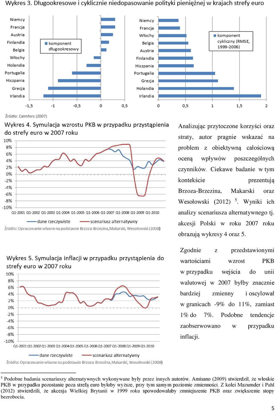 akcesji Polski w roku 2007 roku obrazują wykresy 4 oraz 5.