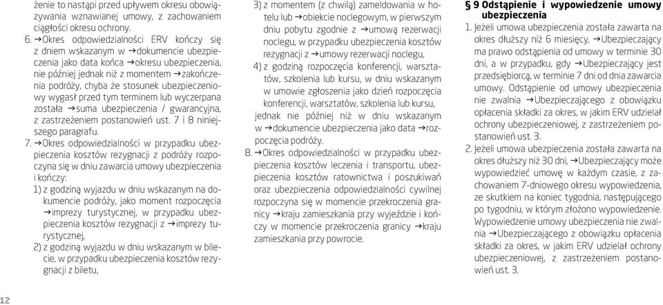 ubezpieczeniowy wygasł przed tym terminem lub wyczerpana została suma ubezpieczenia / gwarancyjna, z zastrzeżeniem postanowień ust. 7 