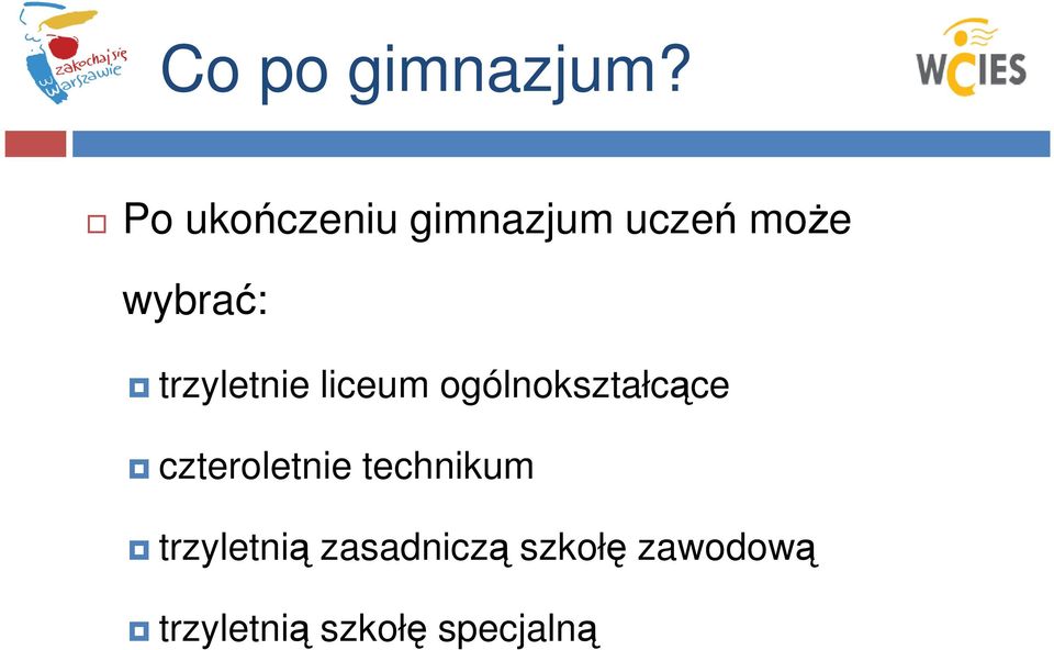 trzyletnie liceum ogólnokształcące