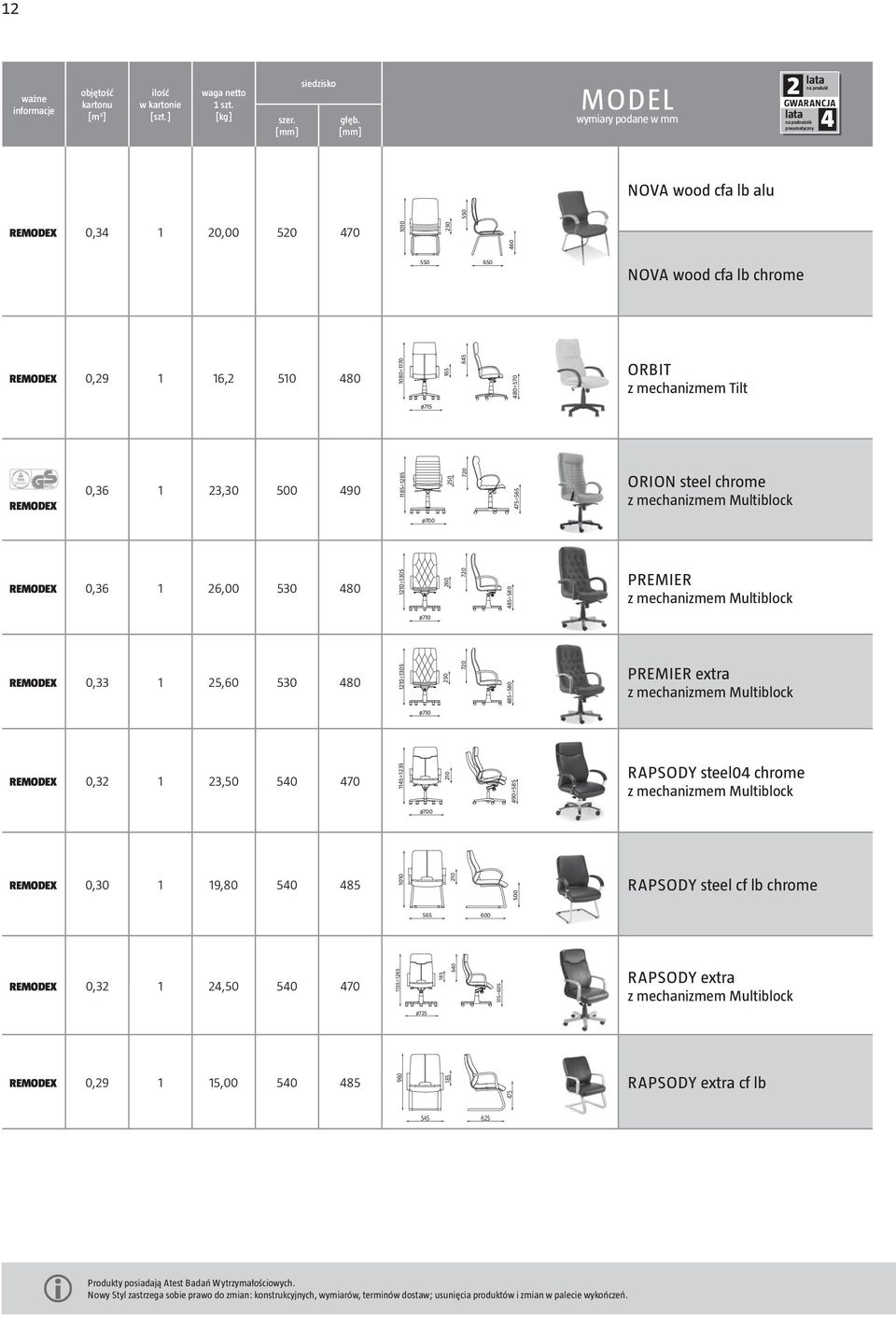 Tilt ø715 0,36 1 3,30 500 490 1185 185 50 70 475 565 ORION steel chrome z mechanizmem Multiblock ø700 0,36 1 6,00 530 480 10 1305 60 70 485 580 REMIER z mechanizmem Multiblock ø710 0,33 1 5,60 530