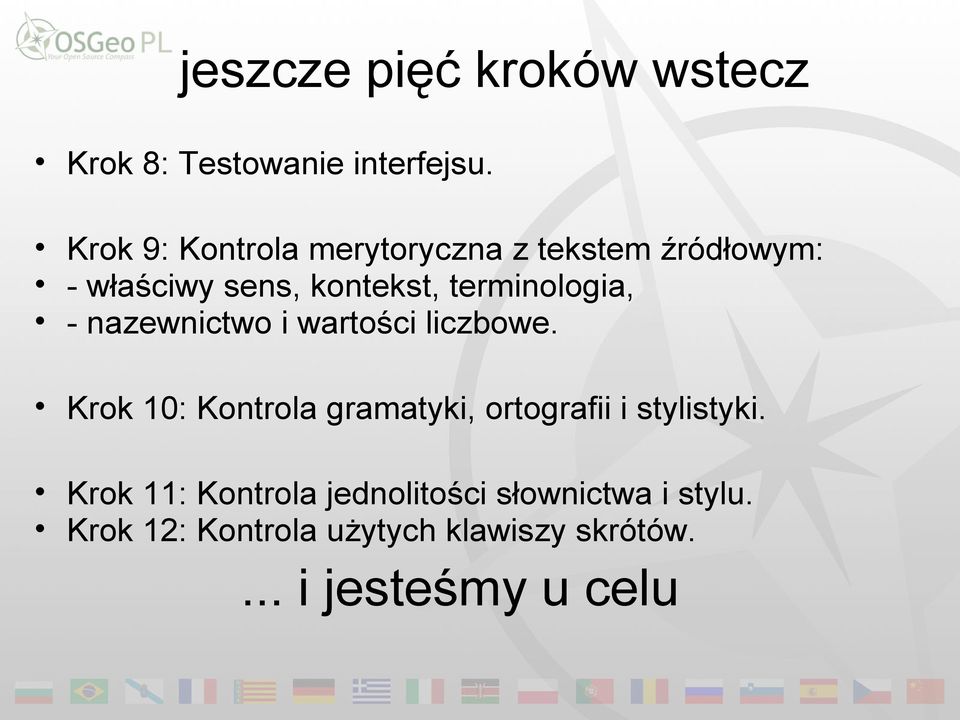 terminologia, - nazewnictwo i wartości liczbowe.