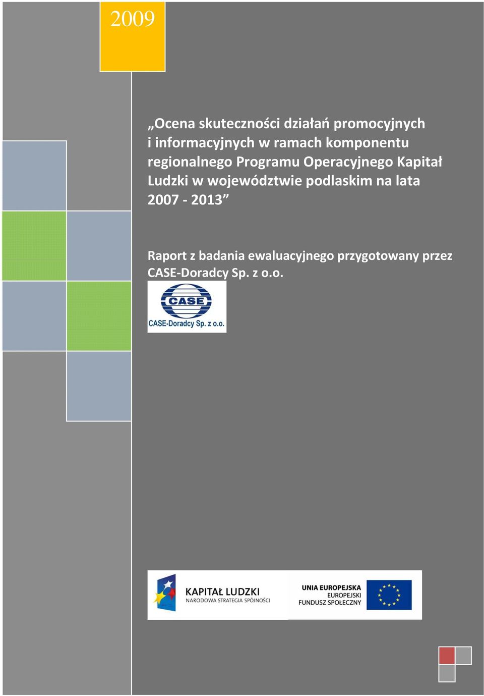 działań promocyjnych i informacyjnych w ramach komponentu regionalnego Programu