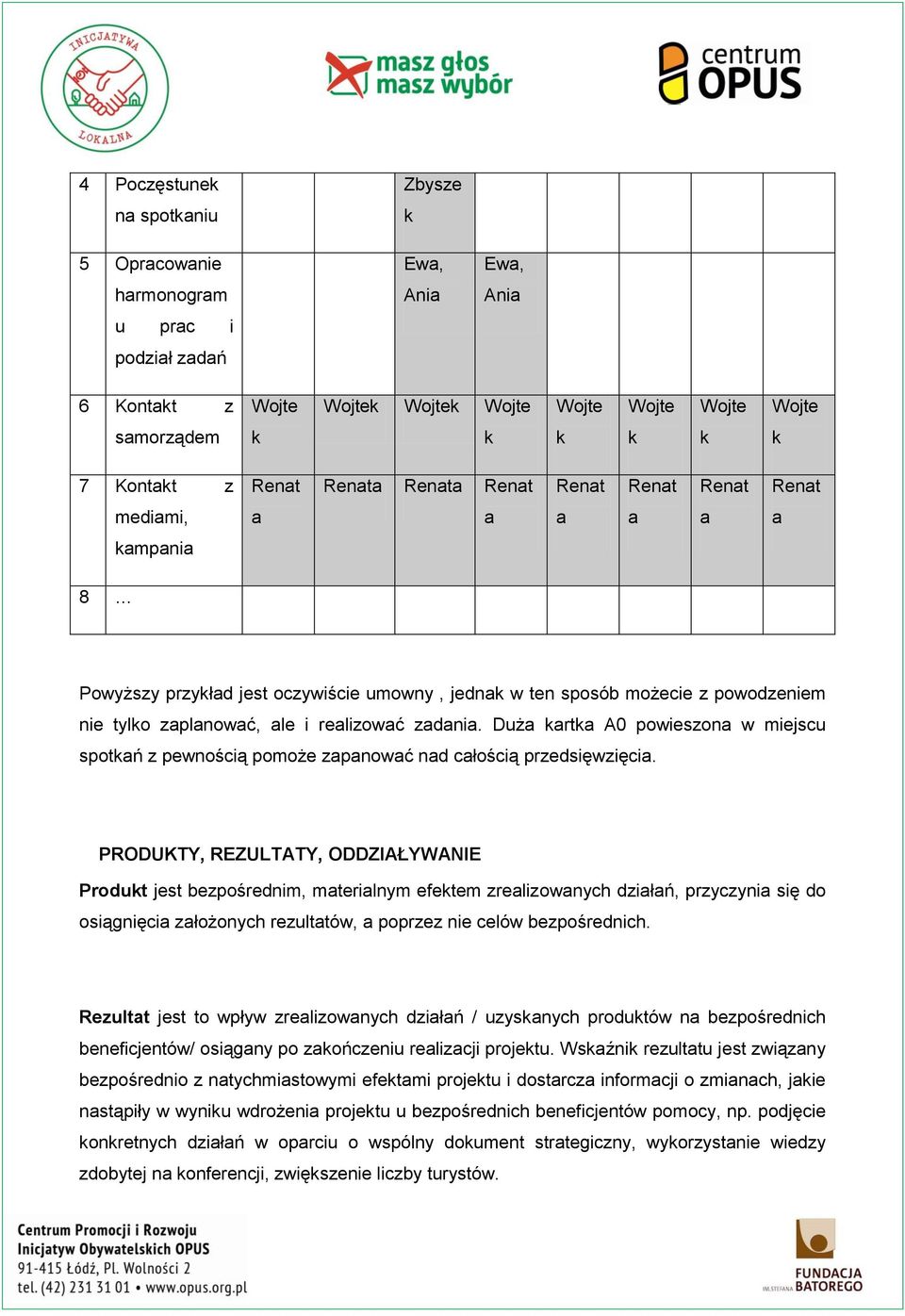 Duż rt A0 powieszon w miejscu spotń z pewnością pomoże zpnowć nd cłością przedsięwzięci.