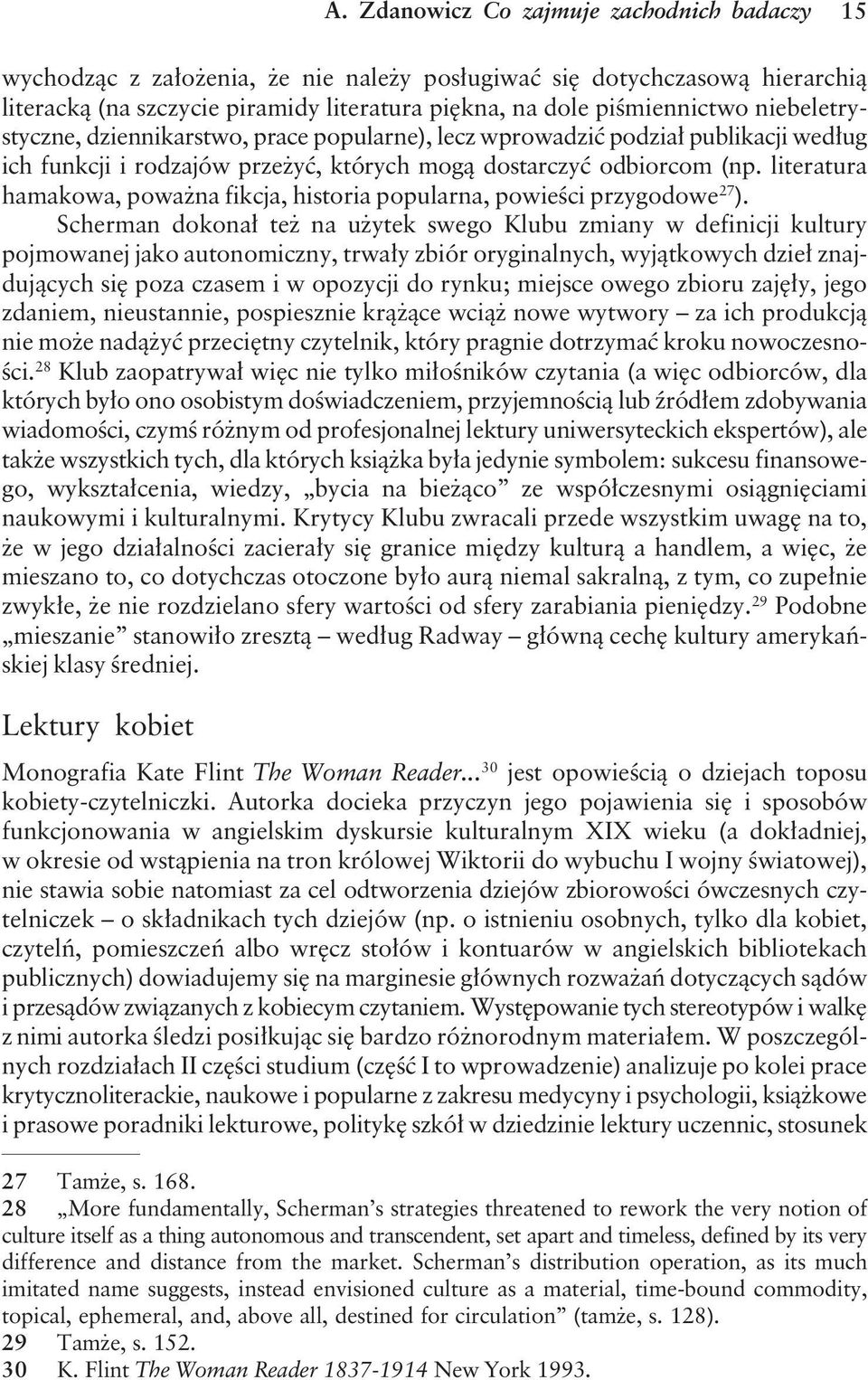 literatura hamakowa, poważna fikcja, historia popularna, powieści przygodowe 27 ).