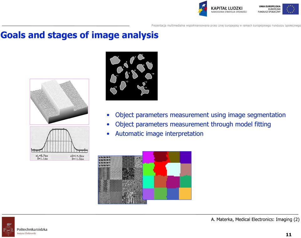 segmentation Object parameters measurement