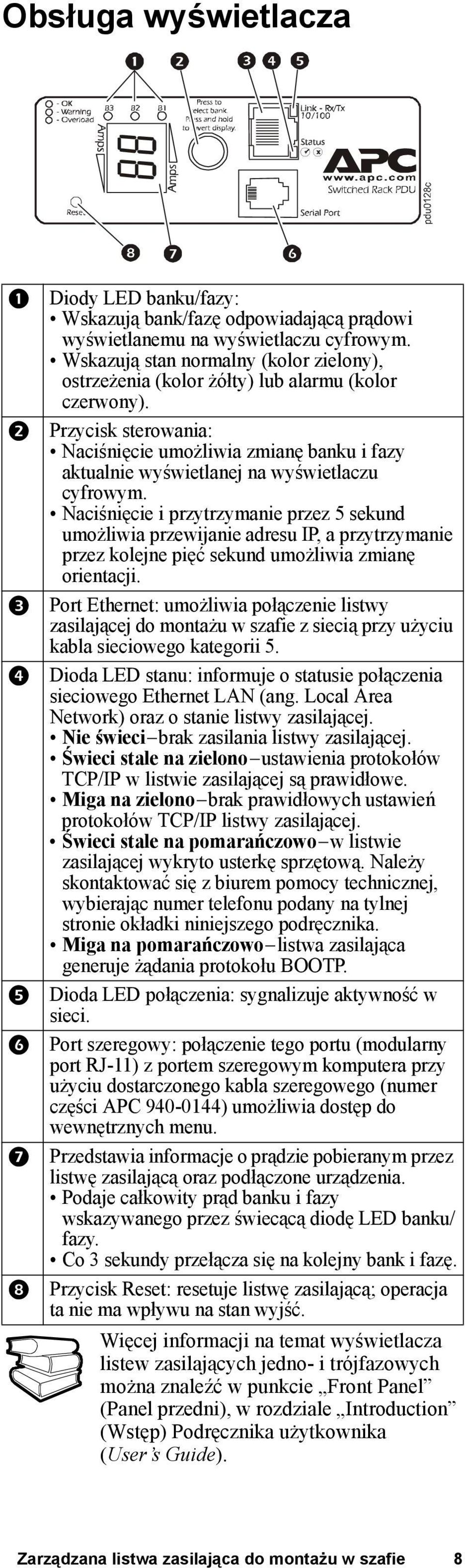 Przycisk sterowania: Naciśnięcie umożliwia zmianę banku i fazy aktualnie wyświetlanej na wyświetlaczu cyfrowym.