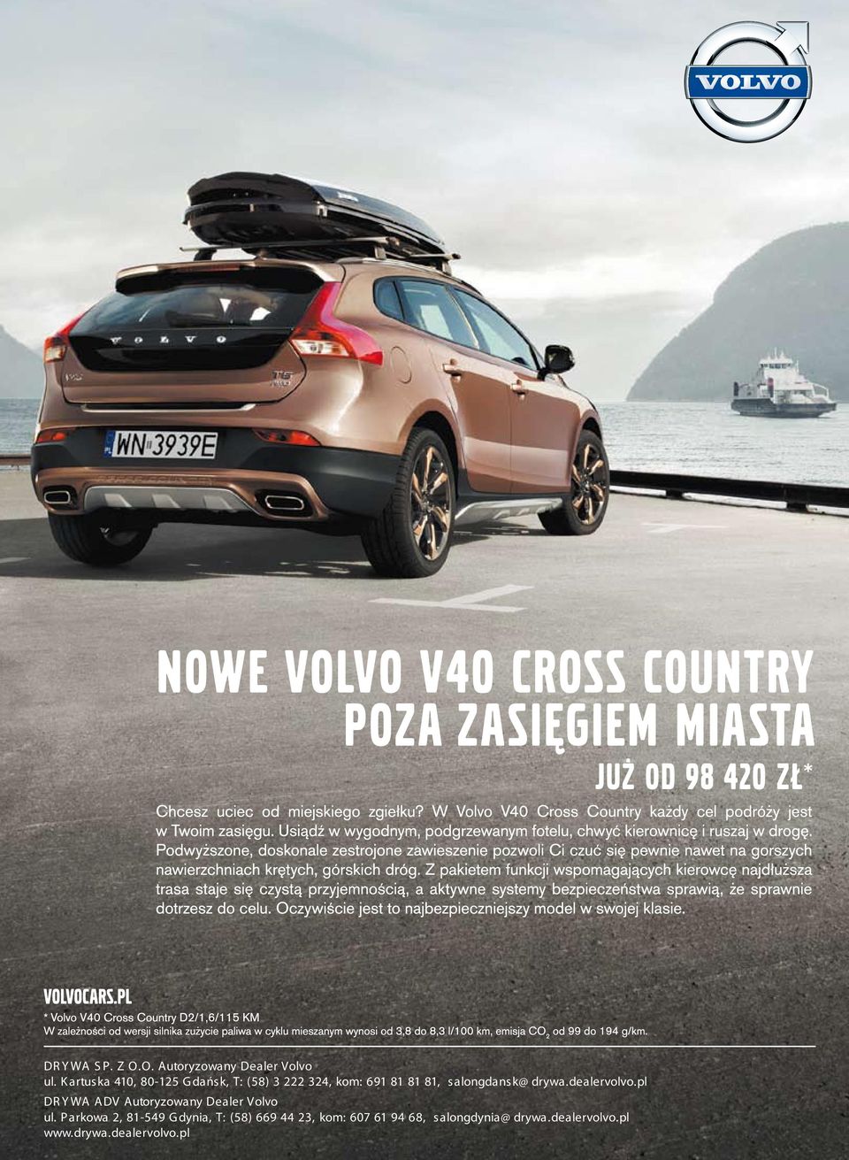 salongdansk@ drywa.dealervolvo.pl DR Y WA ADV Autoryzowany Dealer Volvo ul.