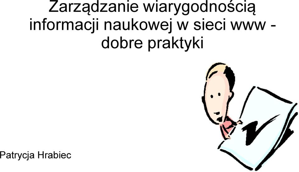 informacji naukowej w