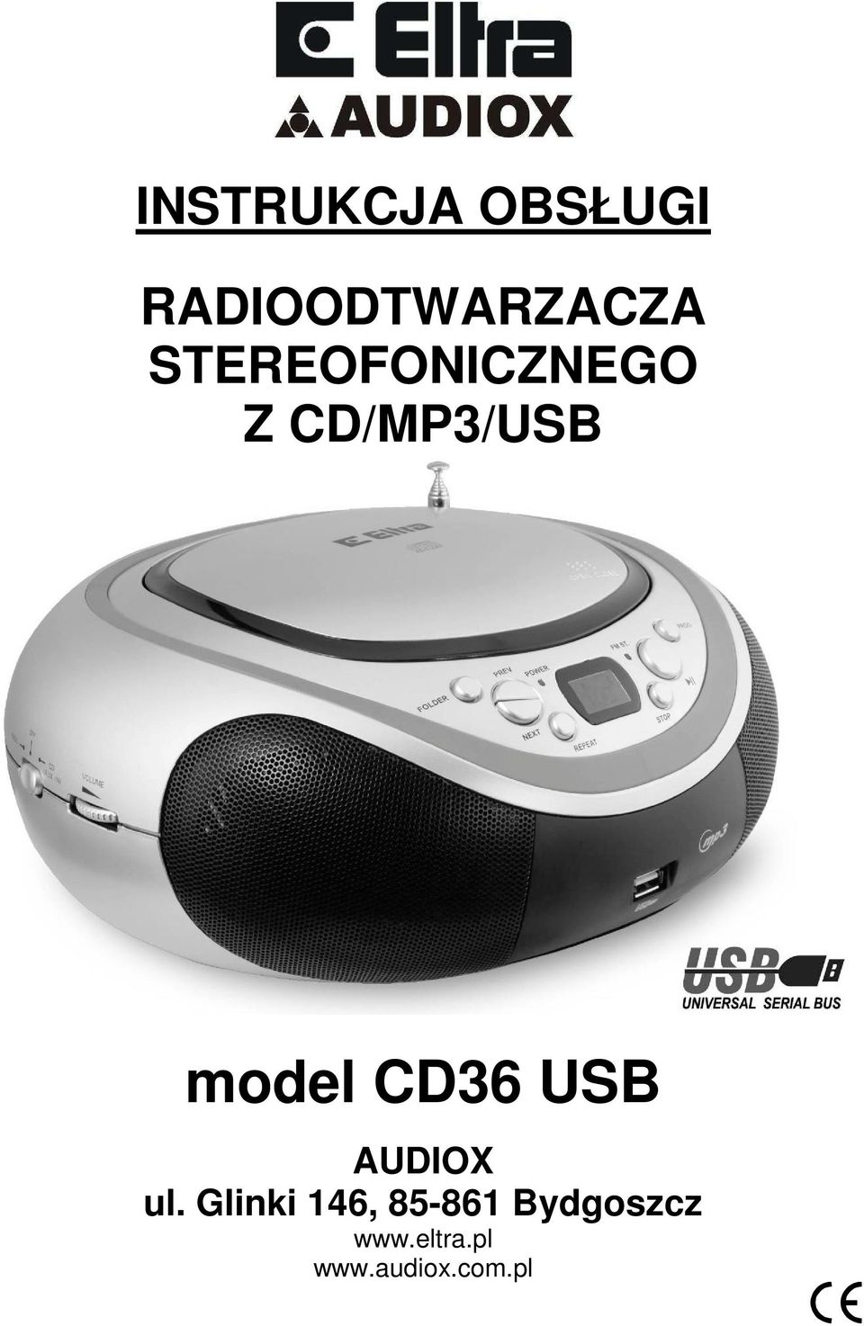 CD36 USB AUDIOX ul.