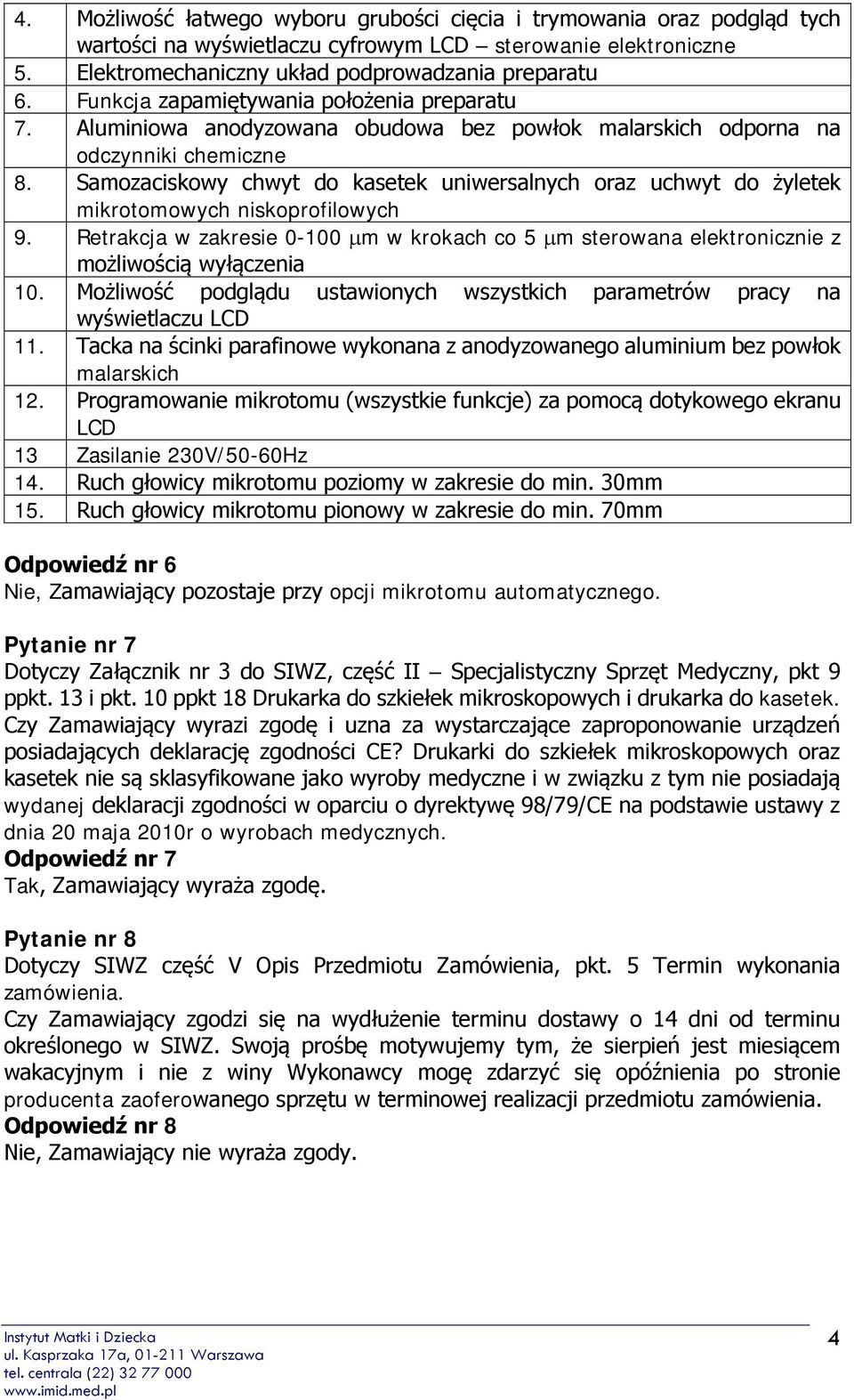 Samozaciskowy chwyt do kasetek uniwersalnych oraz uchwyt do żyletek mikrotomowych niskoprofilowych 9.